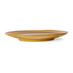 HKliving Plato 70's Ø27,5 cm 2 piezas, Coconut Multi Hot