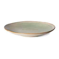 HKliving Plato 70's, 22 cm 2-pack, Niebla Verde Hot