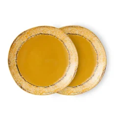 HKliving Platos Pequeños<Plato 70's, 22 cm 2-pack, Paradise Multi