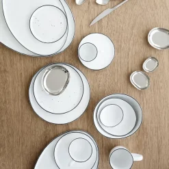 Broste Copenhagen Platos Pequeños<Plato Salt, sin puntos, Ø 22 cm Blanco