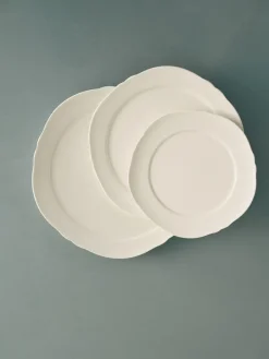 Serax Plato Silhouette L Ø26 cm set de 4, White Blanco Best