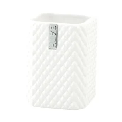 Lene Bjerre Portacepillos De Dientes<Portacepillos de dientes Marion 10,5 cm, White-silver PlateadoBlanco