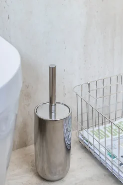 Mette Ditmer Escobillas Y Portaescobillas De Inodoro<Portaescobillas baño Lotus, Chrome Plateado