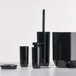 Zone Denmark Portaescobillas baño Zone Suii, Black Negro Best