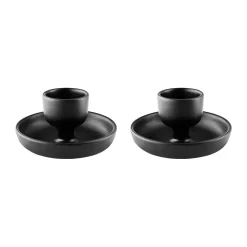 Eva Solo Hueveras<Portahuevos Nordic kitchen 2-pack, Black Negro