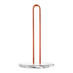 Muurla Portarollos de papel de cocina Loop 26 cm, -ámbar Transparente Sale