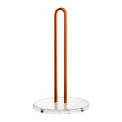 Muurla Portarollos de papel de cocina Loop 26 cm, -ámbar Transparente Sale