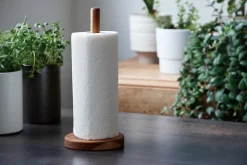 Aida Portarrollos de papel cocina Raw 30,6 cm, Teak Marrón New