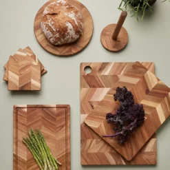 Aida Portarrollos De Papel De Cocina<Portarrollos de papel cocina Akaciaträ, 30,5 cm Marrón