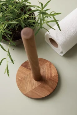 Aida Portarrollos De Papel De Cocina<Portarrollos de papel cocina Akaciaträ, 30,5 cm Marrón