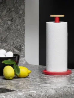 Alessi Portarrollos De Papel De Cocina<Portarrollos de papel cocina Mattina, Rojo
