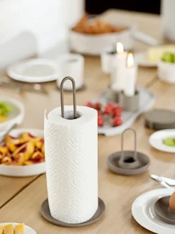 Zone Denmark Portarrollos de papel cocina Singles, Taupe Marrón Clearance