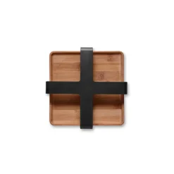 Eva Solo Portaservilletas de bambú Nordic Kitchen, 19x19 cm Negro Clearance