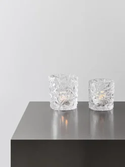 Orrefors Portavelas Carat , 7,9 cm Transparente New