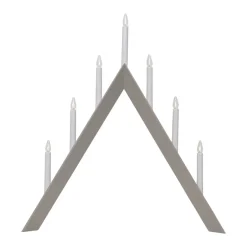 Star Trading Portavelas de Adviento Arrow 64,5 cm, Beige