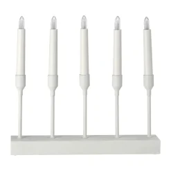 Scandi Living Portavelas de Adviento Kindle portabel 30 cm, Blanco Online