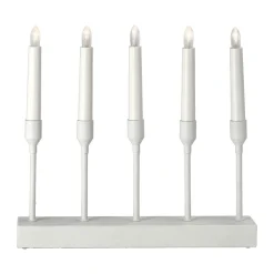 Scandi Living Portavelas de Adviento Kindle portabel 30 cm, Blanco Online