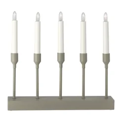 Scandi Living Candelabros Eléctricos De Adviento<Portavelas de Adviento Kindle portabel 30 cm, Beige