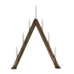 Scandi Living Candelabros Eléctricos De Adviento<Portavelas de Adviento Nord 60 cm, Tintado oscuro Marrón