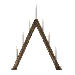 Scandi Living Candelabros Eléctricos De Adviento<Portavelas de Adviento Nord 60 cm, Tintado oscuro Marrón