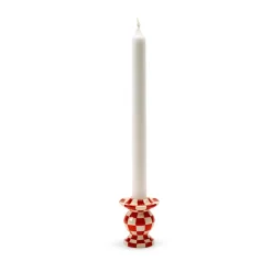 Serax Portavelas Les Objets Mouleversants N°2, Red-white Rojo Discount