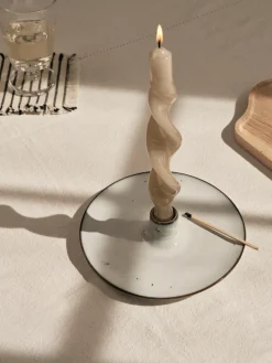 Broste Copenhagen Portavelas Y Soportes Para Vela<Portavelas Nordic Sand, Ø18 cm Beige