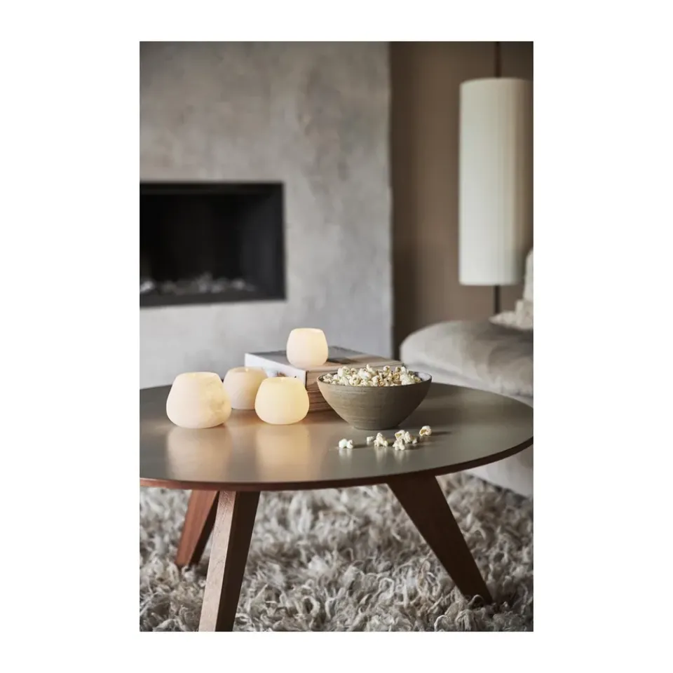 Boel & Jan Portavelas Y Soportes Para Vela<Portavelas Norrvik , Ø9 cm Blanco