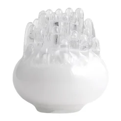 Kosta Boda Esculturas Y Figuras De Porcelana<Portavelas Polar 200 mm, Blanco