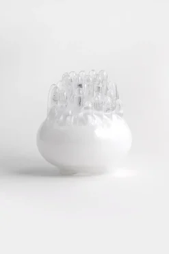 Kosta Boda Esculturas Y Figuras De Porcelana<Portavelas Polar 200 mm, Blanco