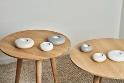 Scandi Living Portavelas Y Soportes Para Vela<Portavelas Stone Ø9 cm, Beige