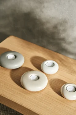 Scandi Living Portavelas Y Soportes Para Vela<Portavelas Stone Ø13 cm, Gris