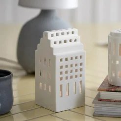 Kähler Portavelas Y Soportes Para Vela<Portavelas Urbania, Herregård Blanco