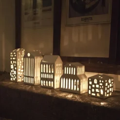 Kähler Portavelas Y Soportes Para Vela<Portavelas Urbania, Kirke Blanco