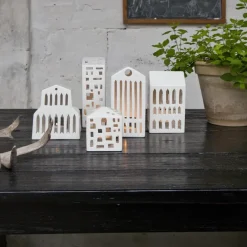 Kähler Portavelas Y Soportes Para Vela<Portavelas Urbania, Kirke Blanco