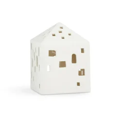 Kähler Portavelas Y Soportes Para Vela<Portavelas Urbania, Town house Blanco