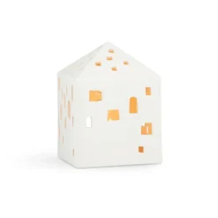 Kähler Portavelas Y Soportes Para Vela<Portavelas Urbania, Town house Blanco