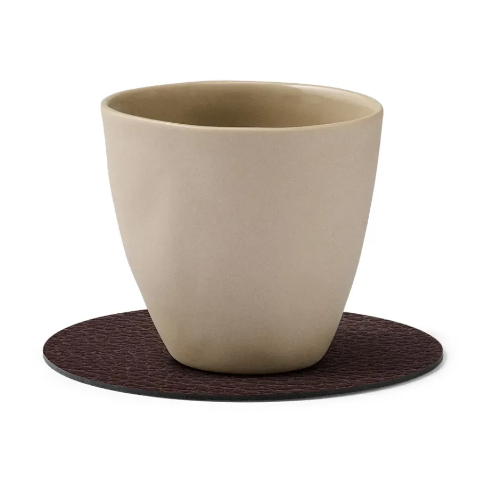 LIND DNA Posavasos<Posavasos Bull circular, Marrón