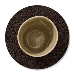 LIND DNA Posavasos<Posavasos Bull circular, Marrón