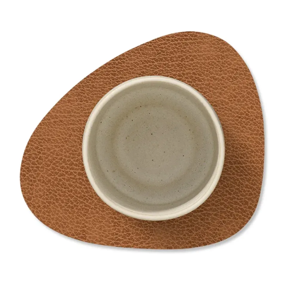 LIND DNA Posavasos<Posavasos Bull curvo, Nature BeigeMarrón