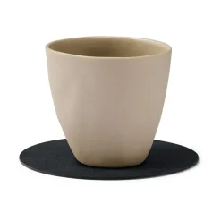 LIND DNA Posavasos<Posavasos circular Cloud reversible 1 pieza, negro-marrón MarrónNegro