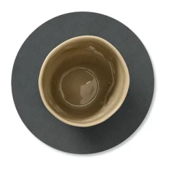 LIND DNA Posavasos<Posavasos circular Cloud reversible 1 pieza, antracita- claro Gris