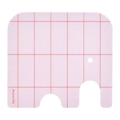 Muurla Posavasos<Posavasos de vidrio Elephant 11x10 cm, Pink Rosa
