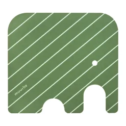 Muurla Posavasos de vidrio Elephant 11x10 cm, Green Verde Online