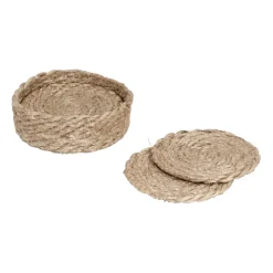 Dixie Posavasos<Posavasos Elin Ø10,5 cm 6 unidades, Gris amarronado Beige