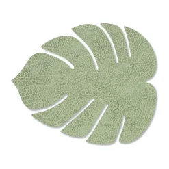 LIND DNA Posavasos Monstera Leaf Hippo, oliva Verde Clearance