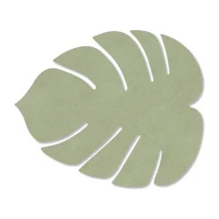 LIND DNA Posavasos Monstera Leaf Nupo, oliva Verde Sale