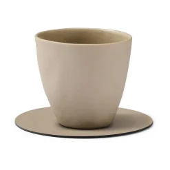 LIND DNA Posavasos<Posavasos Nupo circle, Clay brown Beige