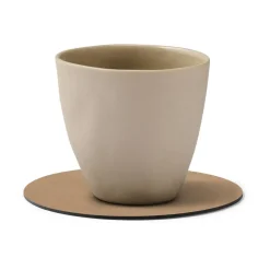 LIND DNA Posavasos Nupo circle, Nougat Marrón Best