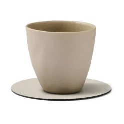 LIND DNA Posavasos Nupo circle, Oyster white Gris Discount