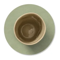 LIND DNA Posavasos Nupo circle, oliva Verde Best